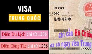 Bảng Giá Visa Du Lịch Trung Quốc